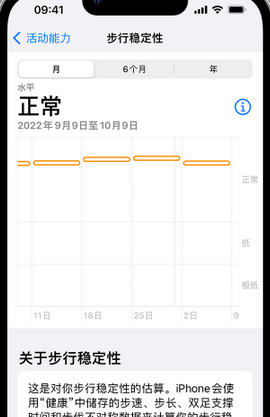 后安镇iPhone手机维修如何在iPhone开启'步行稳定性通知'