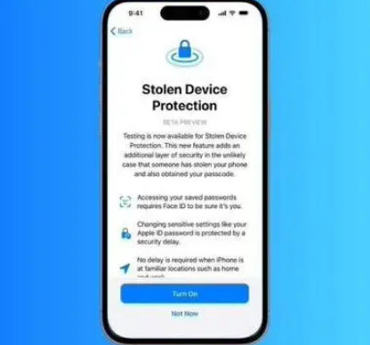 后安镇苹果授权维修店分享被盗设备保护功能开启方法 
