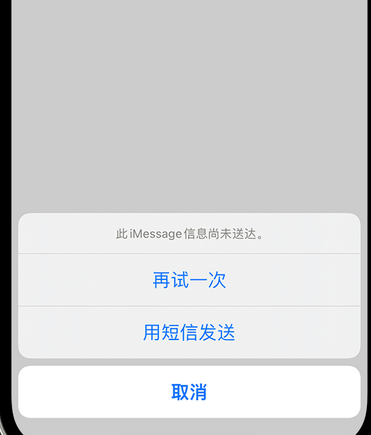 后安镇apple维修iPhone上无法正常发送iMessage信息