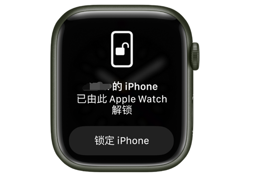 后安镇苹果手机维修分享用 AppleWatch 解锁配备面容 ID 的 iPhone方法 