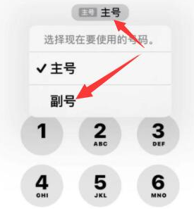 后安镇苹果14维修店分享iPhone 14 Pro Max使用副卡打电话的方法 