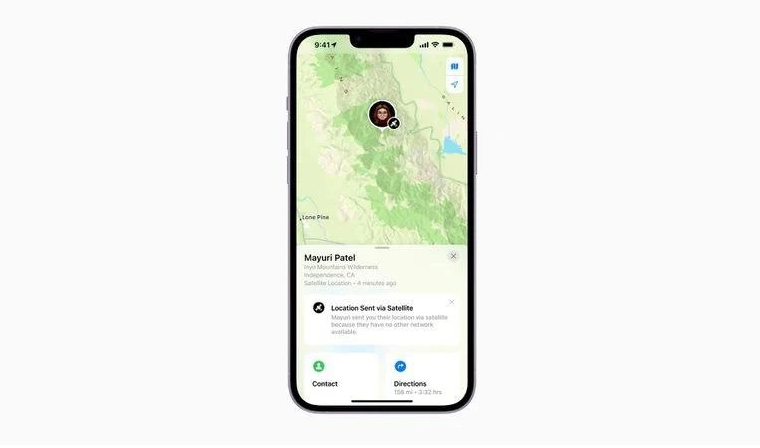 后安镇苹果14维修分享iPhone14系列中 FindMy功能通过卫星分享位置方法教程 